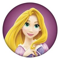 (image for) Snap Jewelry Ceramic Rapunzel Cartoon Princess fits Ginger Snaps