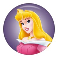 (image for) Snap Jewelry Ceramic Aurora Cartoon Princess fits Ginger Snaps