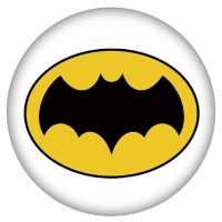 (image for) Snap Jewelry Enamel Ceramic Super Hero Batman Fits Ginger Snaps