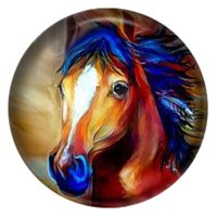 (image for) Snap Jewelry Enamel Ceramic - Horse