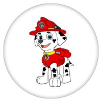 (image for) Snap Jewelry Enamel Ceramic - Cartoon TV Character Dog