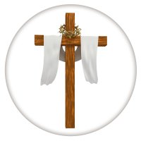 (image for) Snap Jewelry Enamel Ceramic - Empty Cross & Robe