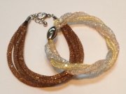 (image for) 925 Mesh Crystal Bracelets