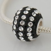 (image for) .925 Silver Crystal Charm Beads