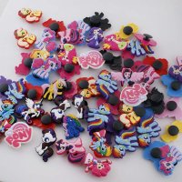 (image for) Jibbitz 10pc Little Pony fit Crocs, Lace Adapter & Bracelets