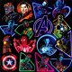 (image for) Marvel Avengers Superhero Stickers Waterproof Decals 30pcs