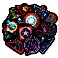 (image for) Marvel Avengers Superhero Stickers Waterproof Decals 30pcs