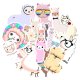 (image for) Llama Animal Character Stickers Non Repeating Vinyl Decals 50 pc