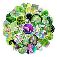 (image for) Rick & Morty Stickers Decal Skateboard Laptop Bottle 100pcs
