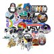 (image for) Space Nasa Astronauts Rockets Stickers Non Repeating Decals 50pc