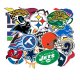 (image for) NFL Sports Football Team Stickers Waterproof Decals 32 pcs