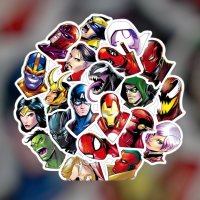 (image for) Super Hero Marvel Character Stickers Non Repeating Decals 50pcs