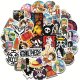 (image for) Anime ONE PIECE Stickers Skateboard Laptop Decals 50pcs