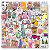 (image for) Boba Tea Stickers Cartoon Skateboard Laptop Sticker Bomb 50 pcs