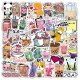 (image for) Boba Tea Stickers Cartoon Skateboard Laptop Sticker Bomb 50 pcs