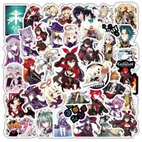 (image for) Anime GENSHIN IMPACT Stickers Skateboard Laptop Cell Decal 50pcs