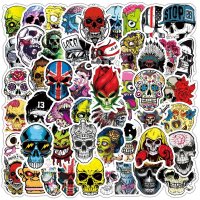 (image for) Skull Variety Decal Stickers Bart Homer Luggage Laptop 50pc