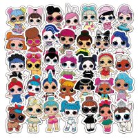 (image for) LOL L.O.L. Dolls Girls Stickers Waterproof Decals pack #2 35 pcs