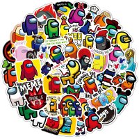 (image for) Among Us Stickers Game Skateboard Laptop Sticker Bomb Decal 50pc