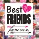 (image for) Best Friends BFF Stickers Non Repeating 50 pcs