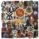 (image for) Harry Potter Hogwarts Express Stickers Non Repeating Decals 50pc