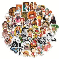 (image for) Anime ONE PIECE Stickers Skateboard Laptop Decals 50pcs
