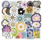 (image for) Daisy Flower Stickers Decal Skateboard Sticker Bomb 50pcs