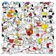 (image for) Snoopy Peanuts Stickers Non Repeating Vinyl Decals 50 pcs