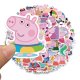 (image for) Peppa Pig Cartoon Kids Stickers Waterproof 100 pcs