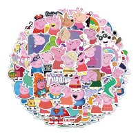 (image for) Peppa Pig Cartoon Kids Stickers Waterproof 100 pcs