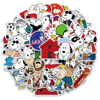 (image for) Snoopy Peanuts Characters Stickers Non Repeating Vinyl Decals 50