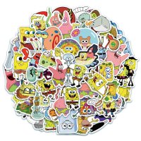 (image for) Sponge Bob Cartoon Stickers Non Repeating Decals 50 pcs