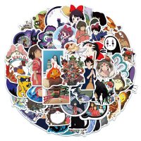 (image for) Anime Spirited Away Stickers Skateboard Laptop Decals 50pcs