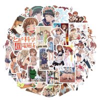 (image for) Anime A Certain Scientific Railgun Stickers Laptop Decals 50pcs