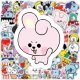 (image for) Anime BT21 Stickers Skateboard Laptop Water Bottles Decals 50pcs