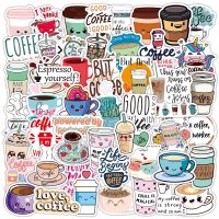 (image for) Love Coffee Stickers Vinyl Decal Pack Lot Non Repeating 50pcs