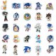 (image for) Sonic the Hedgehog Stickers Skateboard Cell Flask Laptop 50pcs