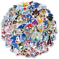 (image for) Sonic the Hedgehog Stickers Skateboard Cell Flask Laptop 50pcs