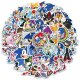 (image for) Sonic the Hedgehog Stickers Skateboard Cell Flask Laptop 50pcs