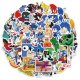 (image for) Sonic the Hedgehog Stickers Skateboard Cell Flask Laptop 50pcs