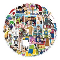 (image for) Roblox (2) Cartoon Game Decal Stickers Non Repeating 50 pcs