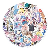 (image for) Anime RE: ZERO Stickers Skateboard Laptop Water Bottle 50pcs