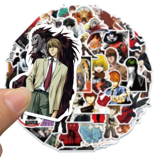 (image for) Anime A DEATH NOTE Stickers Skateboard Laptop Cell Phone 50pcs - Click Image to Close