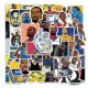(image for) Kevin Durant Decal Stickers Non Repeating Vinyl 50pc