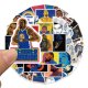 (image for) Kevin Durant Decal Stickers Non Repeating Vinyl 50pc