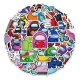 (image for) Among Us Stickers Game Skateboard Laptop Sticker Bomb Decal 50pc