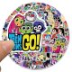 (image for) Anime TEEN TITANS Stickers Skateboard Laptop Cell Decal 100pcs