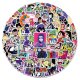 (image for) Anime TEEN TITANS Stickers Skateboard Laptop Cell Decal 100pcs