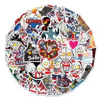 (image for) Anime ULTRAMAN Stickers Skateboard Laptop Cell Phone Decal 50pc