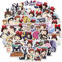 (image for) Anime KIKI'S DELIVERY Stickers Skateboard Laptop Cell Decal 50pc